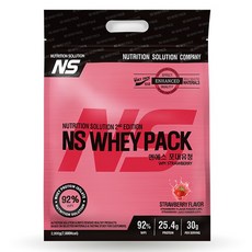 NS 포대유청 WPI 딸기맛 단백질보충제 유청단백질가루 헬스보충제 프로틴, 1팩, 2kg