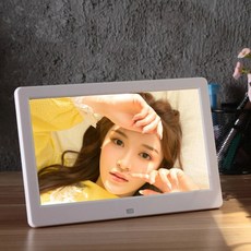 디지털사진첩 LED 백라이트 HD 1024*600 디지털 포토 프레임 전자 앨범 사진 음악 영화 전체 기능 좋은 선물 10.1 인치 10 인치 스크린, AU 플러그, white, 8) white - AU 플러그