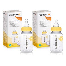 Medela Slow Flow baby bottle 메델라 유축 젖병 150ml 2팩, 2개