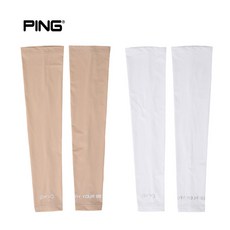 핑 PING 여성 심플 로고 팔토시 12102WL751, 화이트(F)