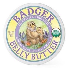 BADGER BELLY BUTTER 뱃져 벨리 버터 - 임산부 크림 코코아버터 코코넛, 1개