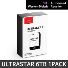 WD Ultrastar 4TB~18TB 1PACK~4PACK 특가모음전, HC310-1P, 6TB - hc4