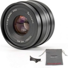 올림푸스 및 파나소닉 MFT M43 마운트 미러리스 카메라와 호환되는 7artisan 50mm F1.8 APS-C 수동 초점 고정 렌즈, for M43 mount