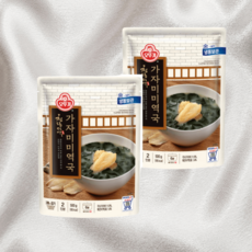 오뚜기미역국 청담미역국 가자미미역국, 500g, 2개