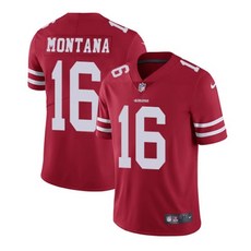 미식축구 럭비복 NFL 샌프란시스코 Montana 반팔 티셔츠 유니폼 16번