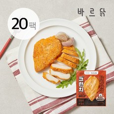 [바르닭X멕시카나] 크런치 닭가슴살 매콤달콤한맛 20팩, 20개, 100g