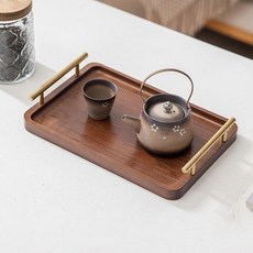 XZHXFX 베드 트레이 침대 접이식 서빙 골드 손잡이가있는 대나무 아침 식사 커피 테이블 저녁 바를위한 음식 주방 침실 용 장식 소형 Q1115659