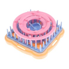 JC 세트 9pcs 원사 꽃 위버 활 코사지 술 공예 메이커 DIY 직조기 키트