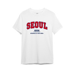 서울 티셔츠 SEOUL 반팔 굿즈 기념 스트릿패션 소품