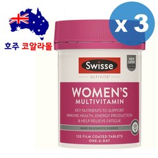 호주코알라몰 스위스 여성 멀티비타민 120정 2개 Swisse Vitamin, 총3개, 3개