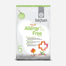이즈칸 알러지프리 2.1kg 전연령 반려견 사료