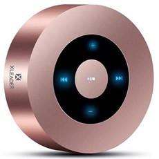 [미국] 540301 XLEADER SoundAngel (3rd Gen) 5W Touch Bluetooth Speaker with Waterproof Case 15h Music, A Rose gold