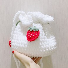 손뜨개클러치백완제품