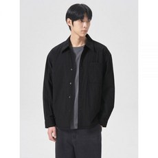 에잇세컨즈 패딩 오버핏 셔켓 블랙 424964LY55