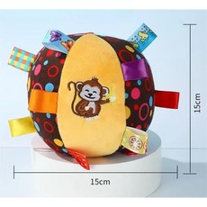 플러시 강아지 보컬 공 재미있는 인터랙티브 애완 동물 청, 1개, 3.hou zi3