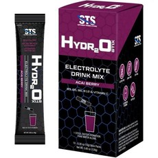 STS Hydr2OStix 일렉트로이트 드링크 믹스 칼륨 인 전해질 비타민 C B3 B5 아사이맛 파우더 16g 10포 1팩, STS Hydr2OStix 일렉트로이트 드링크 믹스 칼, 160g, 1개