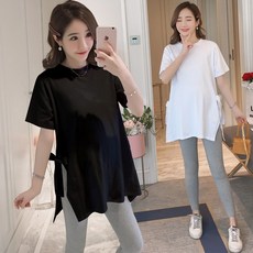 여성용 편안한 임부용상의 OP2640