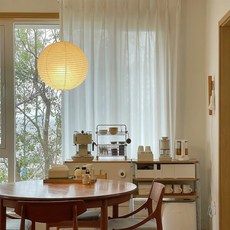 이사무노구치조명 한지 거실 펜던트 식탁등 카페 한옥한지 등갓 램프 샹들리에