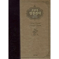 큰글자 성경전서(개역개정)(해설새찬송가)(중)(초코 은색)(색인)(NKR73SM), 성서원