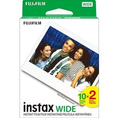 A.MINE Fujifilm 인스탁스 와이드 인스턴트 필름 화이트 20매126468후지필름