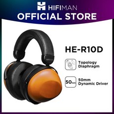 무선 조이스틱 컨트롤러 HIFIMAN HE-R10D 다이나믹 위상 드라이버 유선 및 버전 클로즈백 오버이어 헤드폰 가정 스튜디오 녹음용