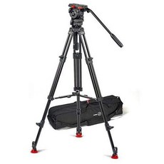 Sachtler ENG 75/2 D 알루미늄 삼각대 FSB 4 유체 헤드 SP 75 미드 레벨 스프레더 및 DV 75 S 백 포함 8.8 lb 헤드 탑재량, 본상품선택