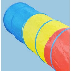 어린이 강아지 반려동물 무지개텐트 어질리티 소품, 90cm (색상랜덤), 1개