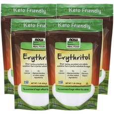 Now Foods 나우푸드 에리스리톨 1lb (454g) x 4 (총4개), 4개, 454g