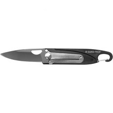 스위스테크 Swiss+Tech ST45059 블랙 멀티나이프 와이어 스트리퍼 병따개 드라이버(싱글 팩) 포함, 스위스테크 Swiss+Tech ST45059 블랙 멀티, 1개