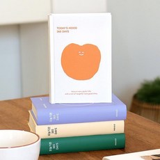 인디고 오늘기분 365days 1년 데일리 다이어리, 조이풀(오렌지), 1개