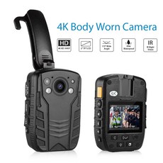 Z6 경찰 본체 마모 4K HD 1440PIR 야간 시큐리티 카메라 2인치 미니 캠코더 레코더 비디오 DVR, 01 only camera, 02 Russian Federation