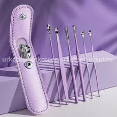 귀따개 귀따개 스텐 귀따개 공구세트 귀따개 귀따개 청소기 가정용 나선마사지 편안 urkoteer 2024-zz-11-18, 1세트, 퍼풀
