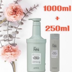 NC페트라 엔씨페트라 프리미엄 티트리 엘피피 LPP 트리트먼트 1000ml+250ml 손상/염색모발전용 전문가용