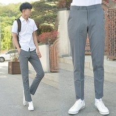산골 하복 스판 연그레이 교복바지 남자바지