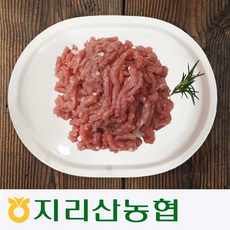 지리산농협-흑돼지 등심 다짐육용 500g 약 2인분, 등심 다짐육용-500g, 1개