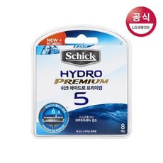 쉬크 하이드로5 프리미엄 면도날 8입 1개, 상세페이지 참조