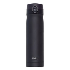 클리나 원터치 보온보냉 텀블러, 블랙, 500ml, 1개 - 이미지 1
