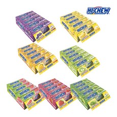 하이츄 15팩 750g 7종 / HI-CHEW Box of 15 Sticks 1.76oz, green apple, 15개, 50g