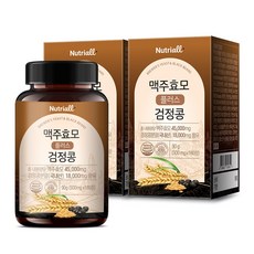 맥주효모 플러스 검정콩, 2개, 180정