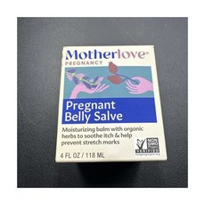 Motherlove Pregnant Belly Salve Prevent Stretch Organic 4 Oz 781462, 1개, 118ml