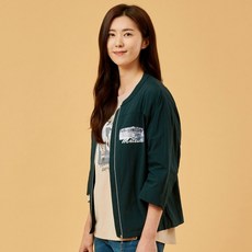 [지센 위비스] [지센] 프린트 블루종 점퍼 LCJPL822_DE