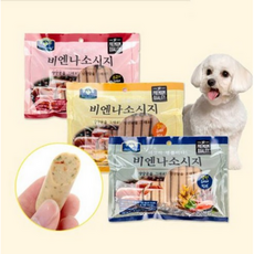 벨버드 반려견 비엔나 소시지 30p, 생선 + 야채 혼합맛, 5개