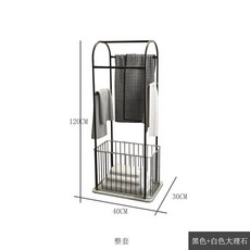 욕실 수건 타올 바지 스탠드 걸이 화장실 수납 행거 다용도 인테리어, P