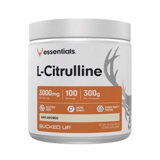 Buckedup 벅드업 L시트룰린 파우더 3000mg 100 servings, 1개, 300g