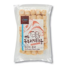 두부모양 피쉬볼(어묵) 500g (13g x 38개입), 1팩