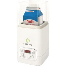 [제과 위생사가 감수] i-WANO 우유 팩 그대로 탁 요구르트 메이커 [온도 조절 (25 ~ 65 ℃) / 타이머 기능, 1, 단일상품