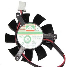 MGA5012HRO10 / XRA10 MGA5012XRO10 그래픽카드 냉각팬 교체 MSI730 비디오카드 46mm 12V 2핀, 1개