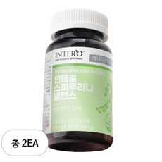인테로 스피루리나 밸런스 104.4g, 2개