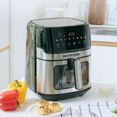 베스텐쿡 스테인리스 바스켓 에어프라이어 6L, Airfryer-24-01