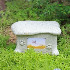 [SMEN-CA] 반려견 레진 유골함 추모함 고양이 강아지 개인화 장례용기 유골함 반려동물 메모리얼스톤, 1개